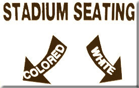 Stadium Seating Sign
